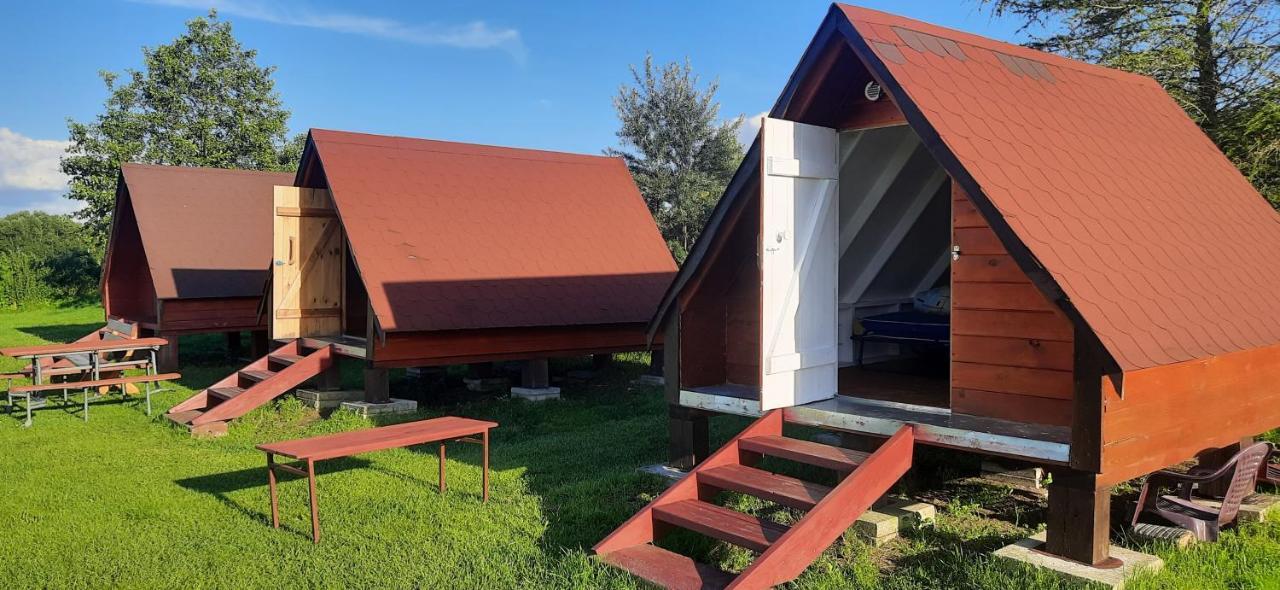 Szalasy Drewniane Nad Rzeka Biebrza Goniądz Exterior foto
