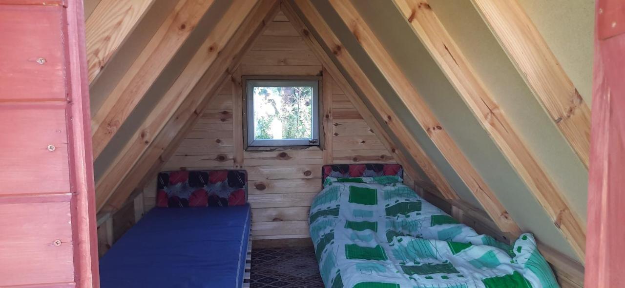 Szalasy Drewniane Nad Rzeka Biebrza Goniądz Exterior foto
